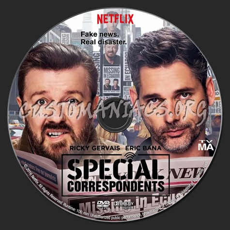 Special Correspondents dvd label