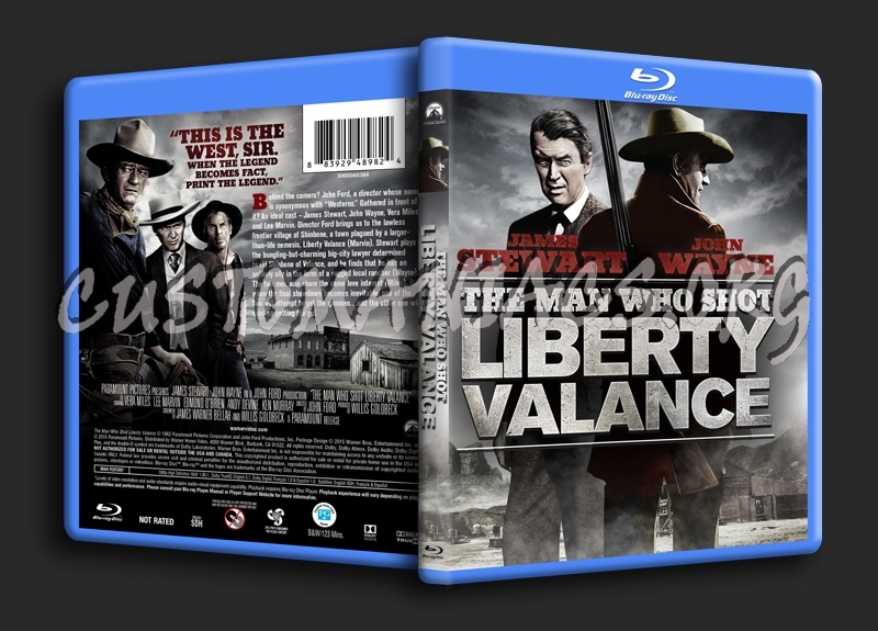 The Man Who Shot Liberty Valance blu-ray cover