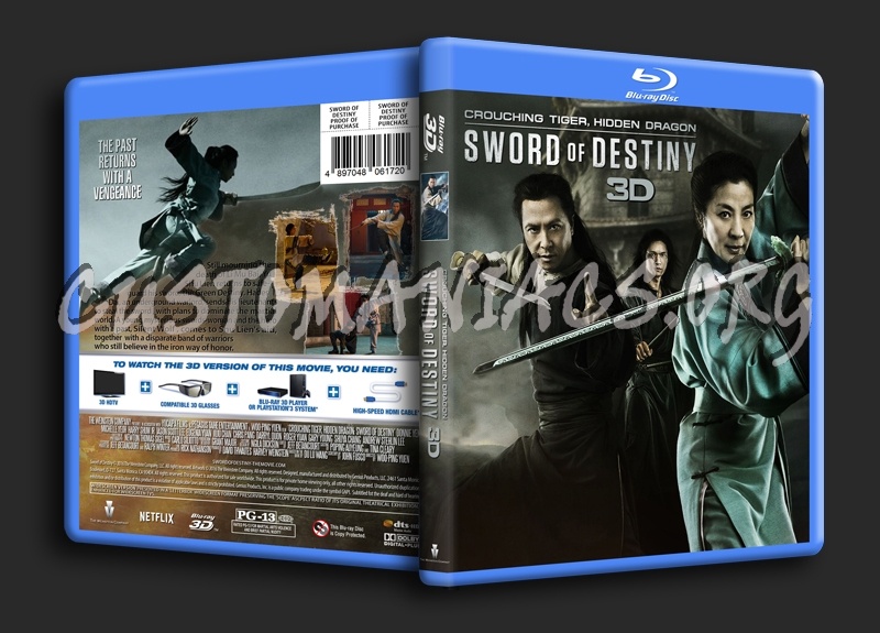 Crouching Tiger, Hidden Dragon Sword of Justice 3D blu-ray cover