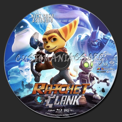 Ratchet & Clank blu-ray label