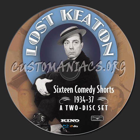 Buster Keaton: Sixteen Comedy Shorts blu-ray label