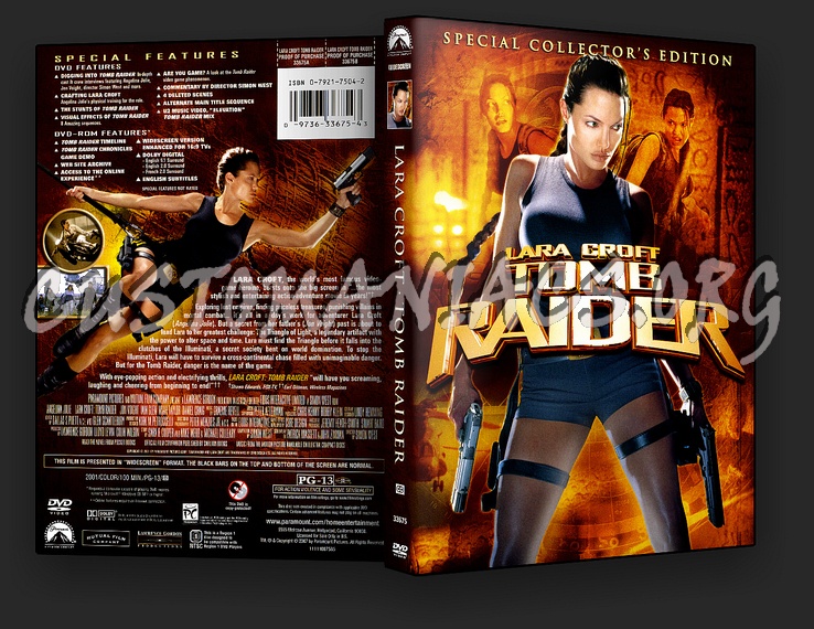 Lara Croft: Tomb Raider dvd cover