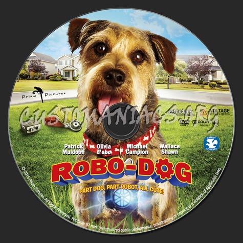 Robo-Dog dvd label