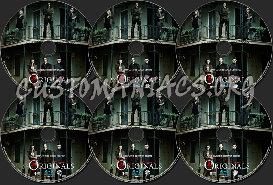 The Originals Season 3 blu-ray label