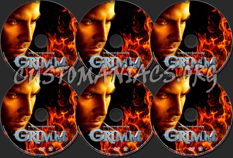 Grimm Season 5 dvd label