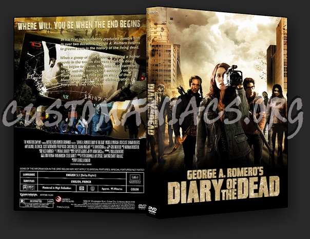 Diary Of The Dead dvd cover