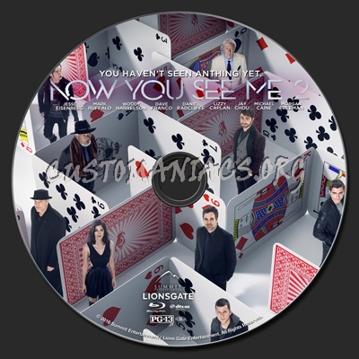 Now You See Me 2 blu-ray label