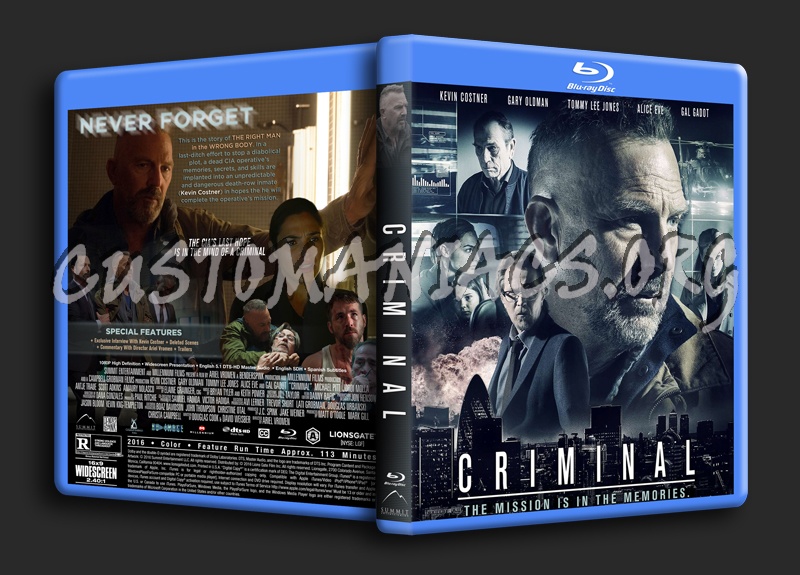 Criminal dvd cover