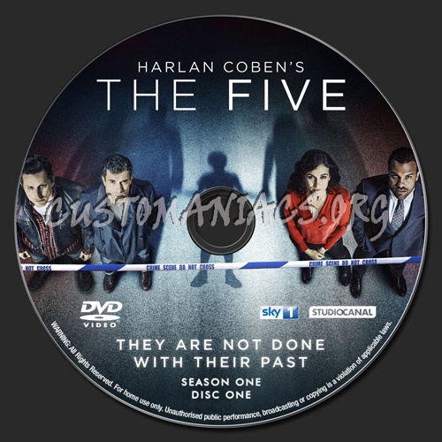 The Five - Season 1 dvd label