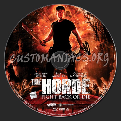 The Horde blu-ray label
