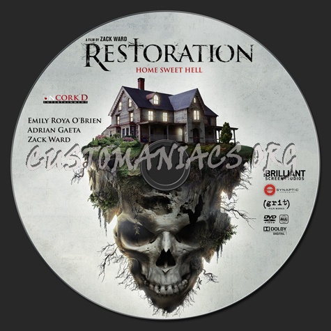 Restoration dvd label