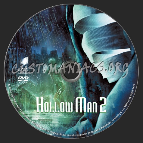 Hollow Man 2 dvd label