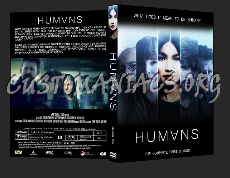 Humans - Season 1 dvd cover