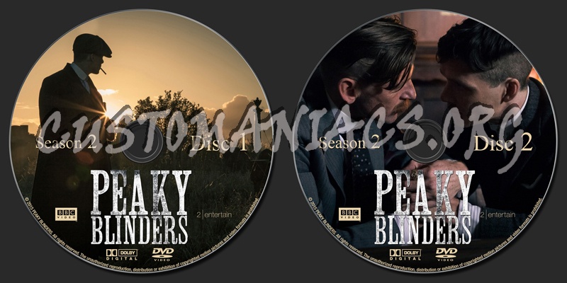 Peaky Blinders - Season 2 dvd label