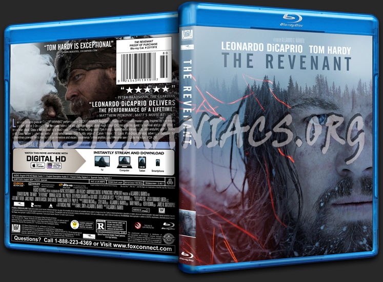 The Revenant blu-ray cover