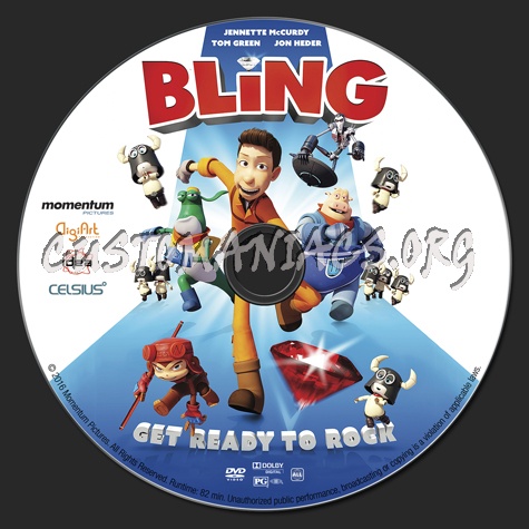 Bling dvd label