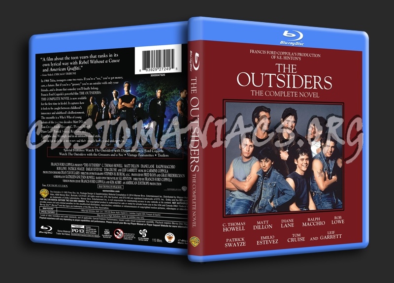 The Outsiders blu-ray cover