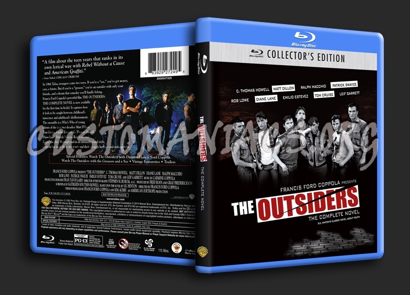 The Outsiders blu-ray cover