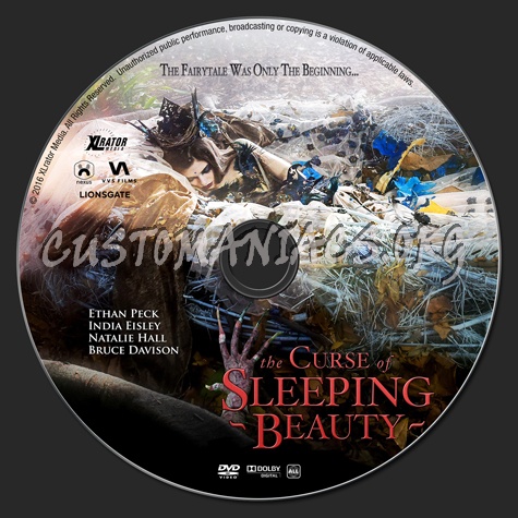 The Curse of Sleeping Beauty dvd label