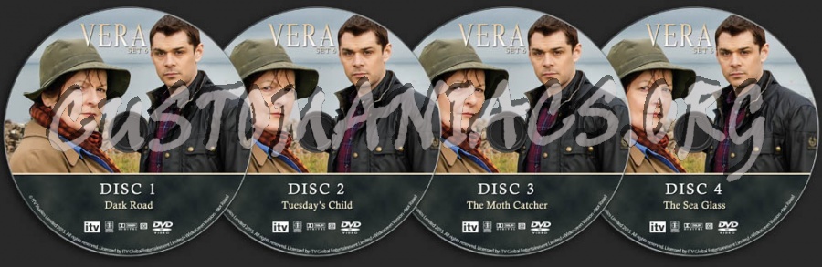 Vera - Set 6 dvd label