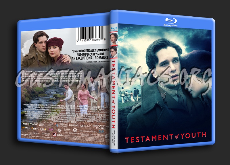Testament of Youth blu-ray cover