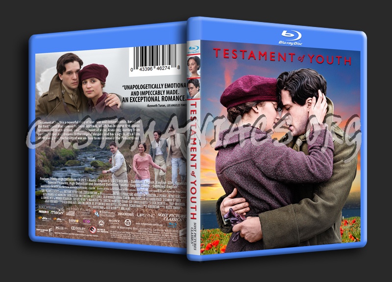 Testament of Youth blu-ray cover