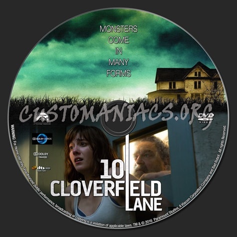 10 Cloverfield Lane dvd label