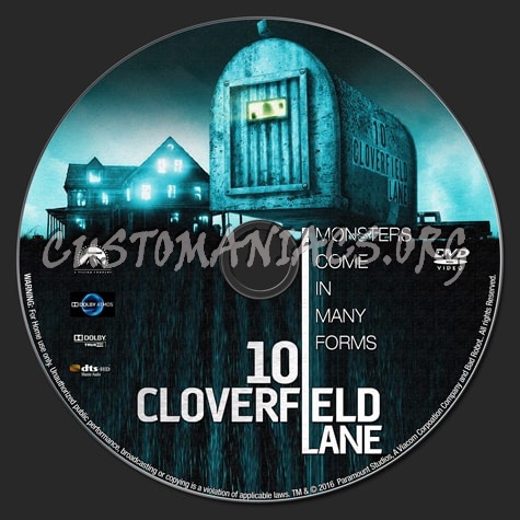 10 Cloverfield Lane dvd label