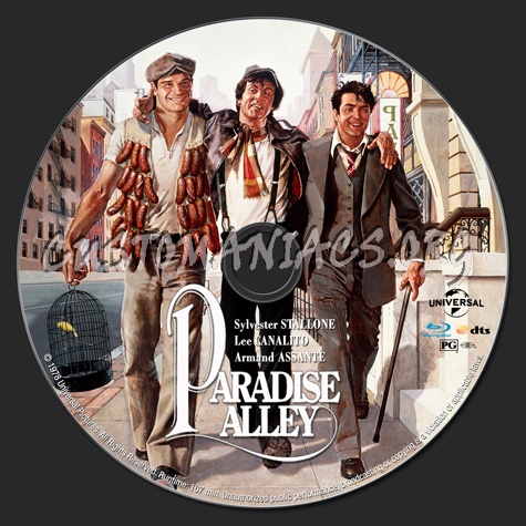 Paradise Alley blu-ray label