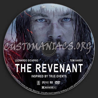 The Revenant dvd label