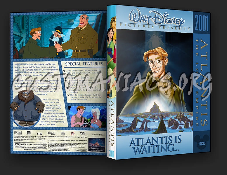 Atlantis: The Lost Empire dvd cover