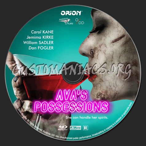 Ava's Possessions blu-ray label