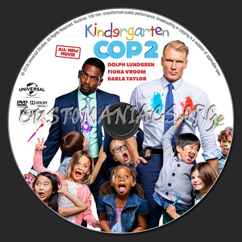 Kindergarten Cop 2 dvd label