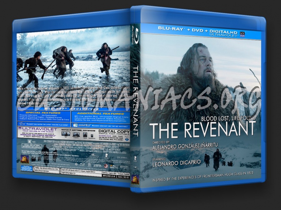 The Revenant blu-ray cover