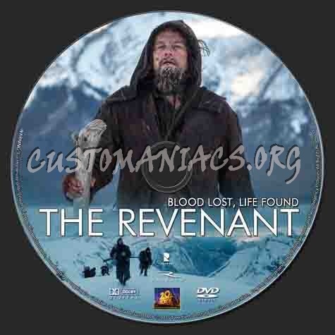 The Revenant dvd label