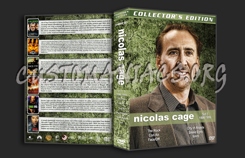 Nicolas Cage Filmography - Set 5 (1996-1999) dvd cover