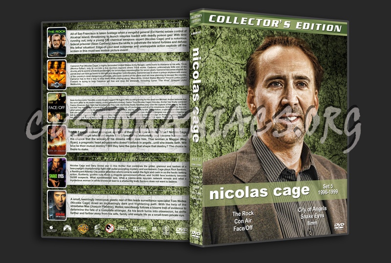 Nicolas Cage Filmography - Set 5 (1996-1999) dvd cover