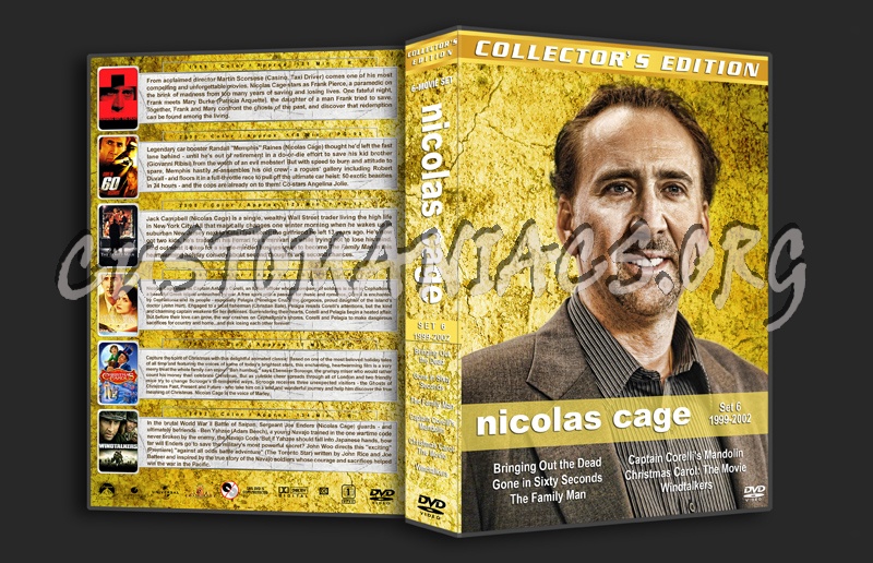 Nicolas Cage Filmography - Set 6 (1999-2002) dvd cover