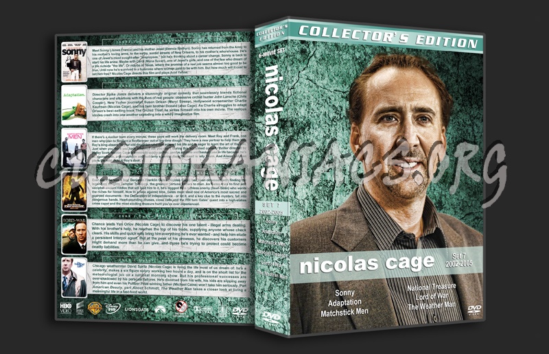 Nicolas Cage Filmography - Set 7 (2002-2005) dvd cover