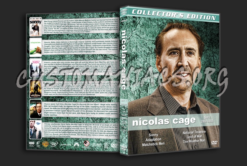 Nicolas Cage Filmography - Set 7 (2002-2005) dvd cover