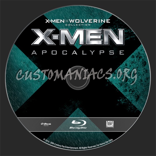 X-men - Apocalypse blu-ray label