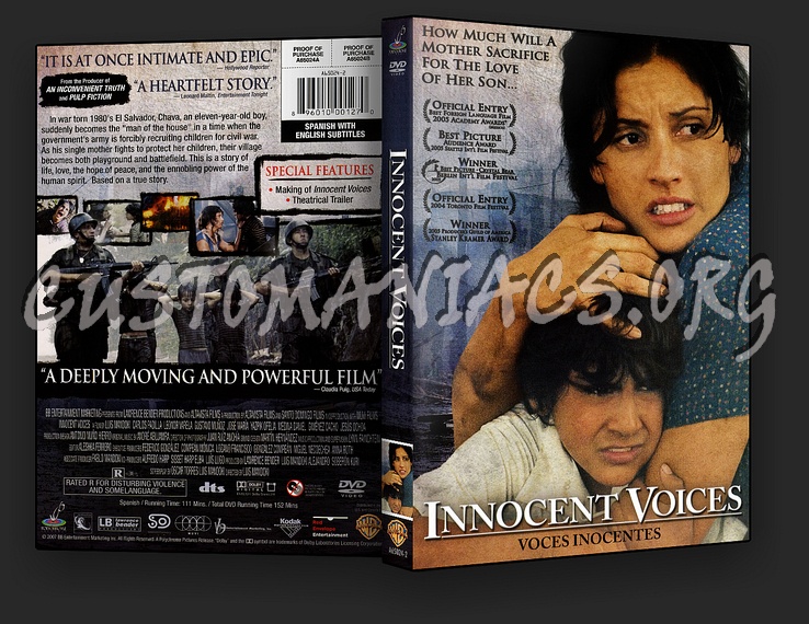 Innocent Voices  ( Voces inocentes  ) dvd cover