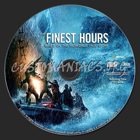 The Finest Hours dvd label