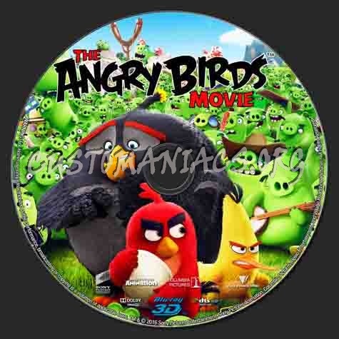 Angry Birds 2016 3D 7b blu-ray label