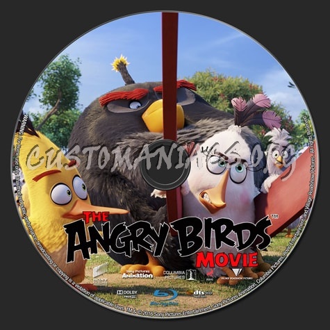 Angry Birds 2016 2D 4b blu-ray label