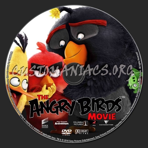 Angry Birds dvd label