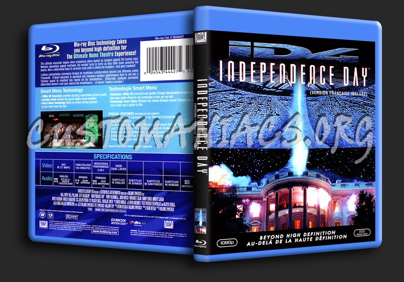 Independence Day blu-ray cover