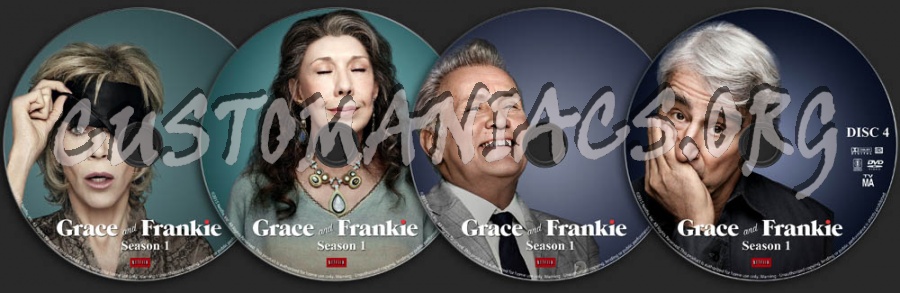 Grace and Frankie - Season 1 dvd label