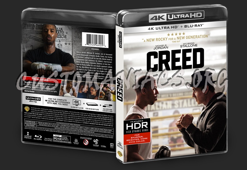 Creed (4K) blu-ray cover