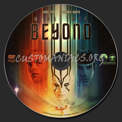 Star Trek Beyond dvd label